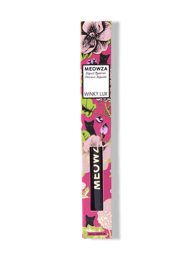 Black -- meowza liquid eyeliner box on white background