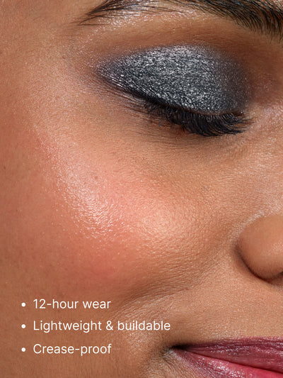 Midnight Shimmer -- Rose Petal Liquid Eyeshadow