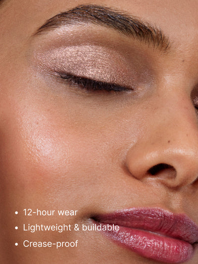 Sunflower Shimmer -- Rose Petal Liquid Eyeshadow