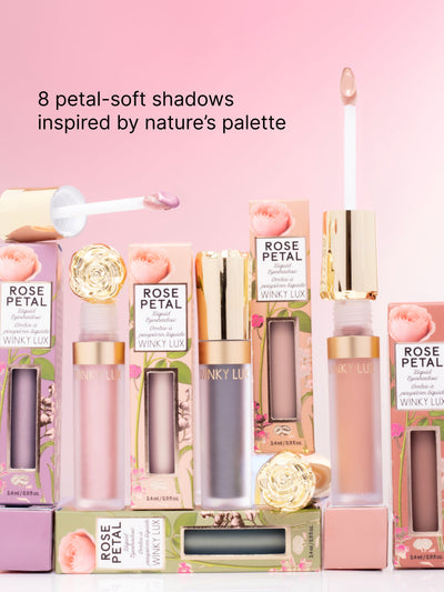 Sunflower Shimmer -- Rose Petal Liquid Eyeshadow
