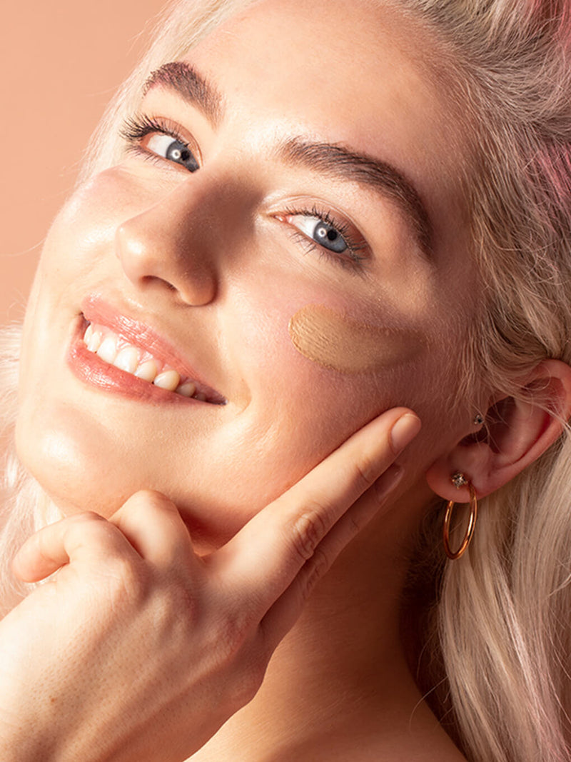 Fair -- white tea tinted moisturizer SPF 30 on white background no cap