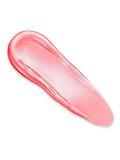 Juicy -- glossy boss lip gloss swatch on white background