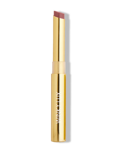 love letter -- skinny plump demi matte plumping lipstick on white background