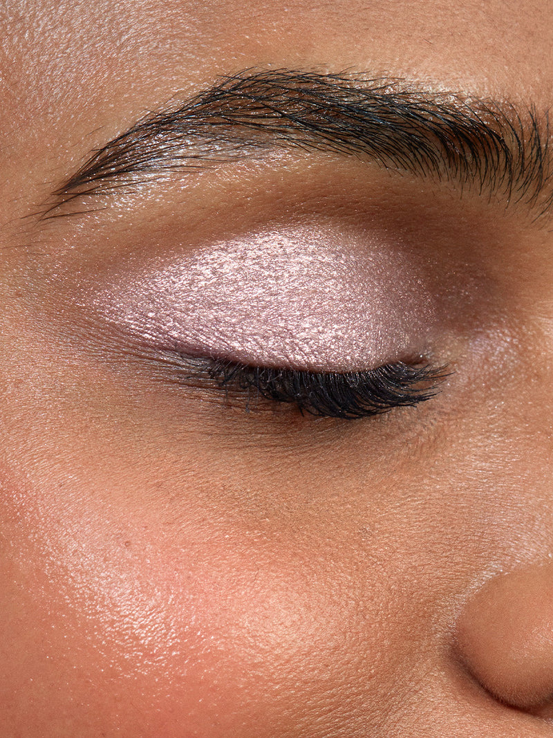 Sunflower Shimmer -- Rose Petal Liquid Eyeshadow on Model