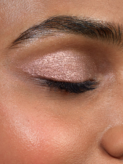 Sunflower Shimmer -- Rose Petal Liquid Eyeshadow on Model